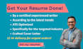 craft top notch ats resume, tech, medical, engineering, executive resume