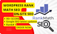 do wordpress onpage SEO optimization with rankmath