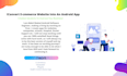 convert a website to android app