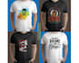 do custom typography and bulk t shirt design