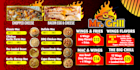 do food menu card digital menu TV screen animated video design restaurant menu