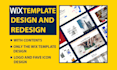 sell or design only the wix template