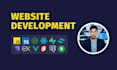 do custom website development as full stack web developer