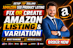 set up amazon fba fbm product listing, amazon listing creation, SEO optimization