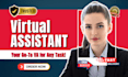be your admin and personal virtual assistant