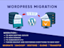 do wordpress website migration and move website to new host