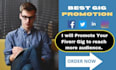 increase your audience reach by promoting and boosting gig