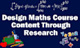 design math course content through research