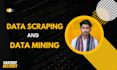do web scraping, data scraping and data mining with python