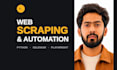 do web scraping and automation using python