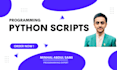 write python programming scripts and projects