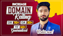 increase tf, domain rating dr, ahrefs dr, domain authority moz da