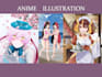 draw anime character and waifu in sfw or nsfw style