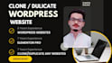 copy, clone duplicate website or replicate any website