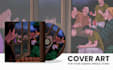 create your album, single song cover art in cartoon style