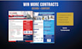 create a professional capability statement for government contracts