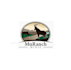 create a simple sleek farm silhouette logo