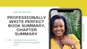professionally write a book, chapter analysis and summary
