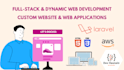 make web application in laravel