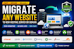 migrate your website to another hosting, server or domain