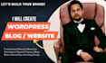 create wordpress blog or wordpress business website