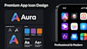 design modern mobile app logo or icon