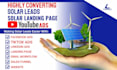 generate exclusive solar leads solar landing page via facebook ads tiktok ads