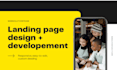 do web design and build a landing page
