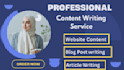 be an seo content writer and article rewriter