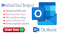 develop responsive HTML outlook email template newsletter