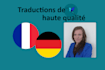 translate your text from french to german