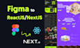 convert figma to react js next js html using tailwind css