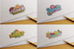 design ice cream, chocolate, sweets, treat, candy logo
