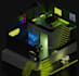 build professional 3d scifi cyberpunk nft penthouse