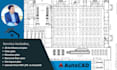 draw 2d architecture plan in autocad