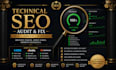 do technical SEO audit and fix moz, ahref, semrush, issues