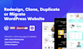 redesign clone duplicate or migrate wordpress website