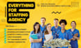 be a one stop shop for staffing agency