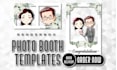 create a photo booth overlay template design
