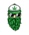 make an cannabis mascot logo with illustrator