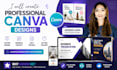 design professional editable canva designs for your business