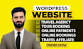 create tour and travel agency website in wordpress