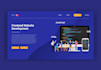 do one page website HTML CSS