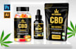 modern label cbd and hemp packaging design