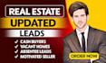 provide you any type of real estate leads for you