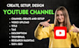 create, setup your youtube channel and video upload