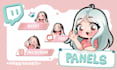 make custom twitch panels for you