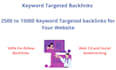 create keyword targeted backlinks for your website