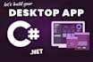 build your windows desktop application