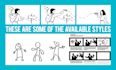 create a custom 2d character animation or stickman animation